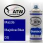 Preview: Mazda, Majolica Blue, DS: 400ml Sprühdose, von ATW Autoteile West.